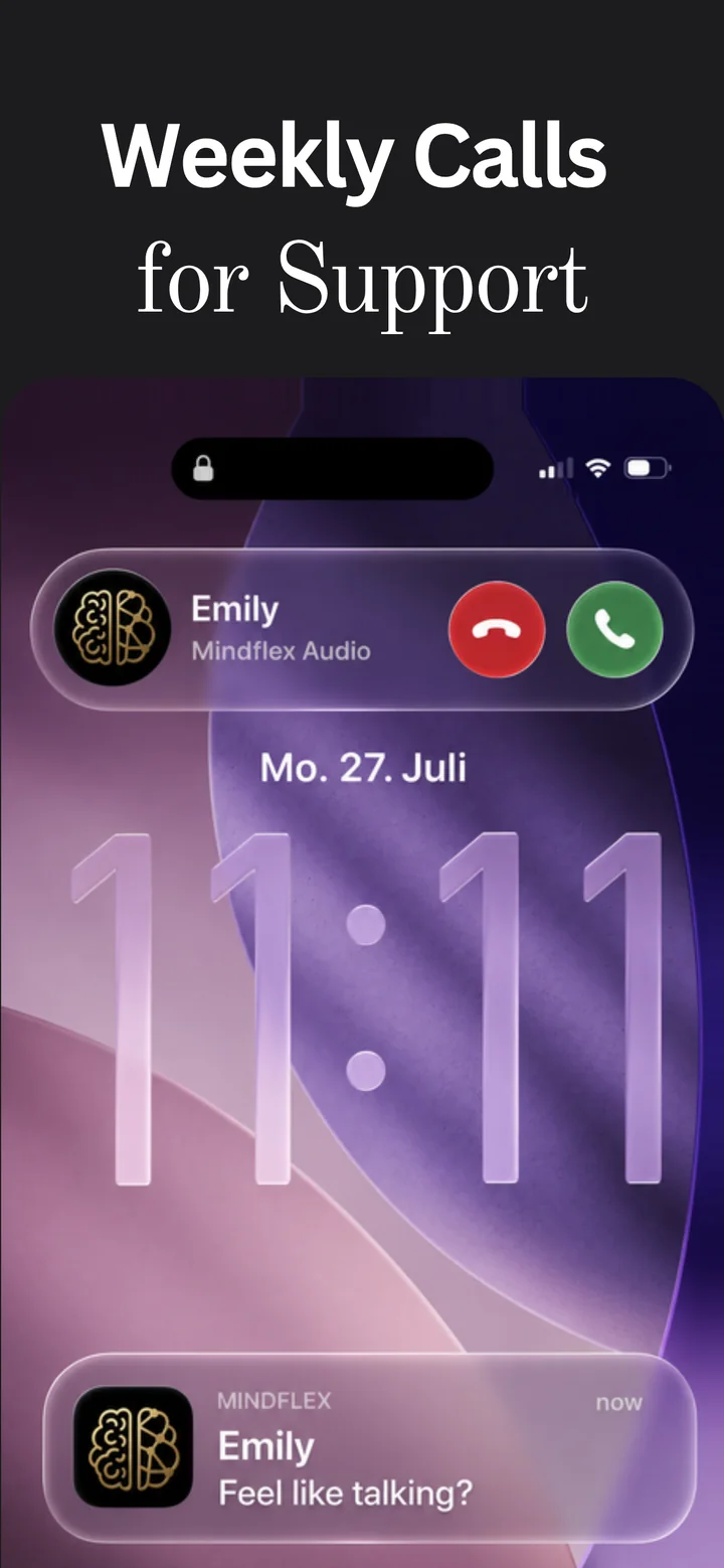 Mindflex: weekly calls for support